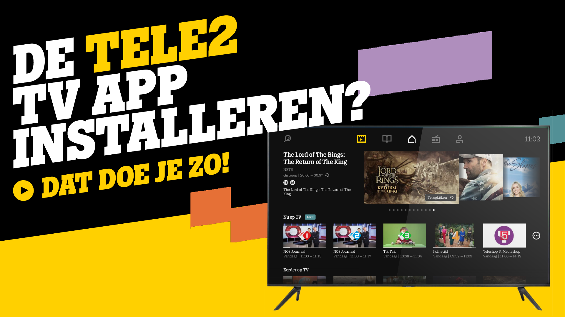 Tele2 TV app installatie